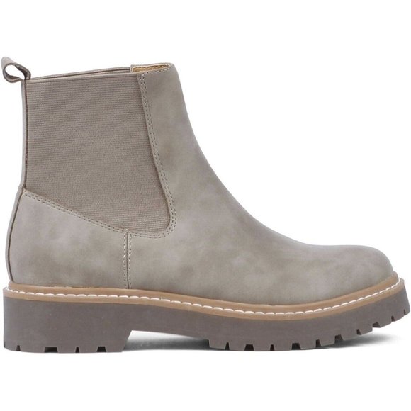 DV By Dolce Vita Taupe Chelsea Boot Womens Size 6 Style Lobera Round Toe - Picture 3 of 7